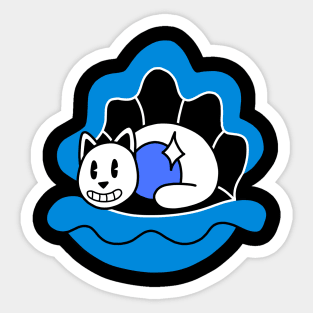 The Cat's Pearl Sticker